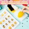 Set of 4 Cute Animal Needle Felting Starter Kit Frog Chick Bee Narwhal Animal Doll Wool Felting Tools Felt Needles Foam Mat DIY Needlework Craft Party Supplies for Beginners